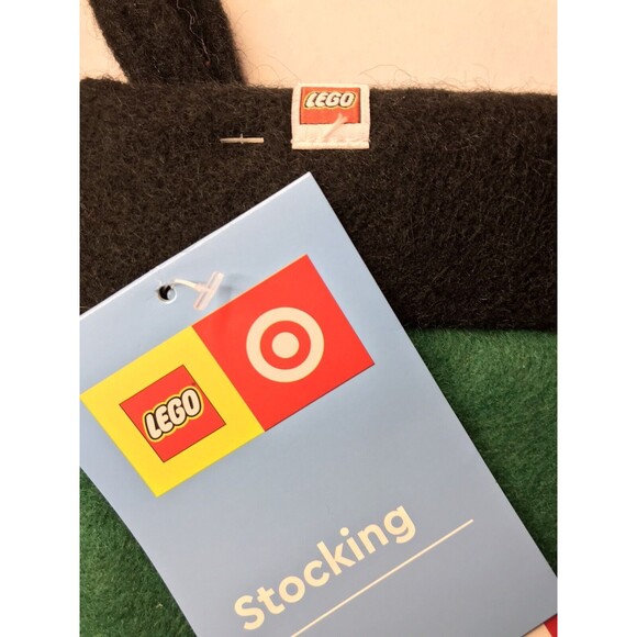 LEGO COLLECTION x TARGET Colorblock Felt  STOCKING Green/Teal Christmas - Picture 3 of 3